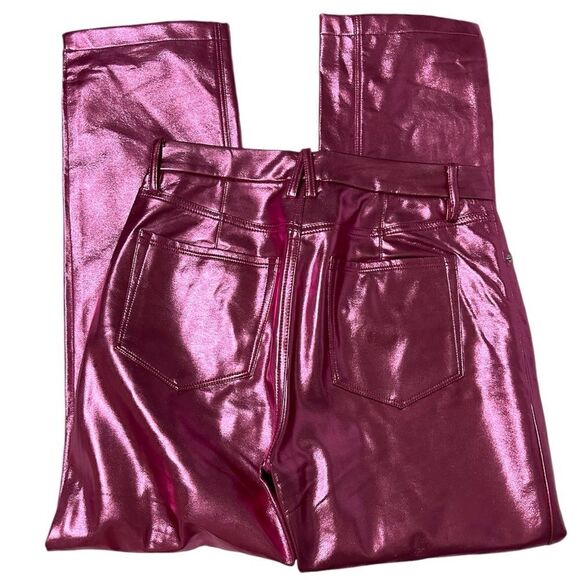 Good American pink metallic jeans - Picture 5 of 8